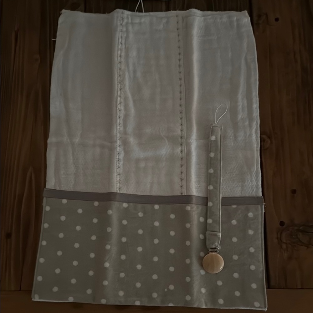 Polka Dot burp cloth
